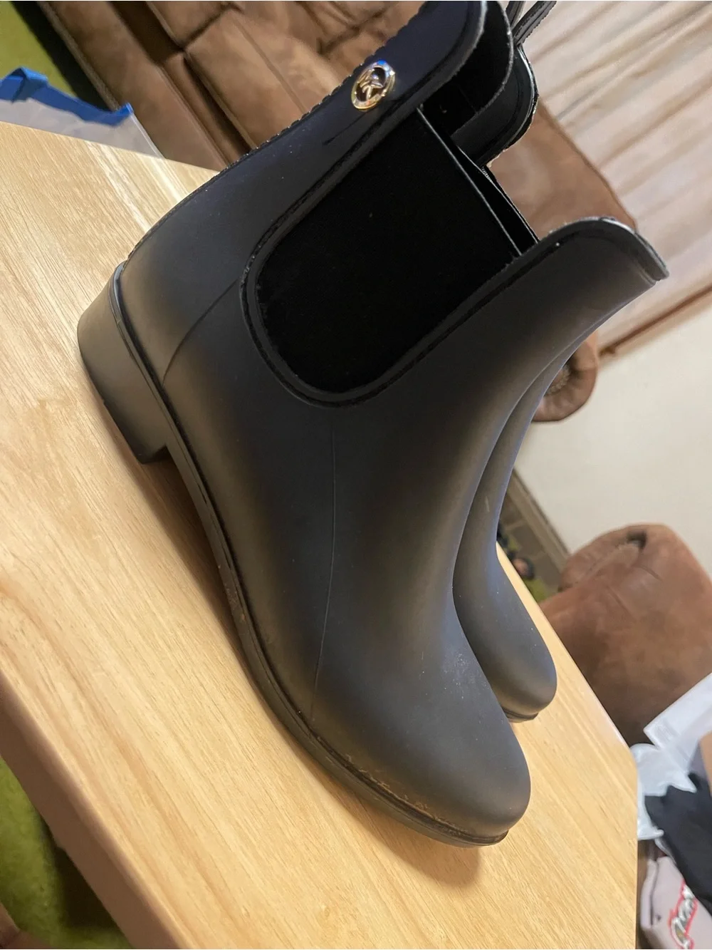 MICHAEL KORS Chelsea Ankle Boots Women's 8 Black